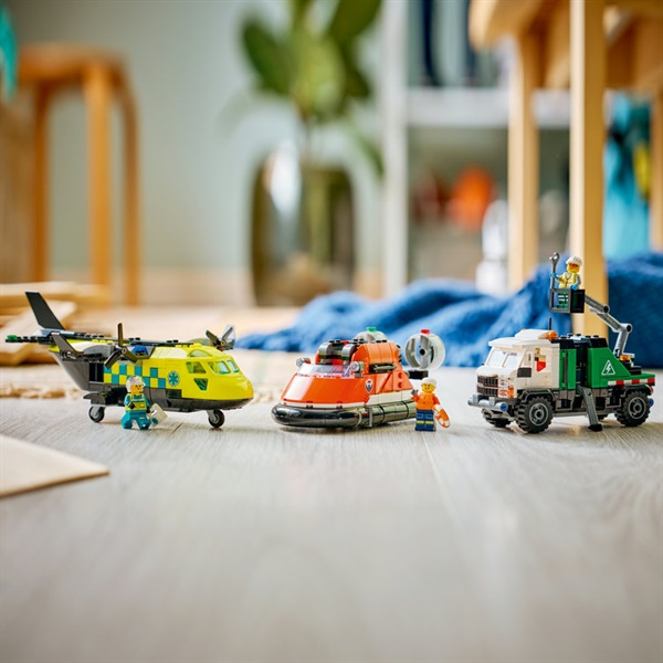 レゴ(LEGO) シティ 飛行機・整備用トラック・ホバークラフト コンボ