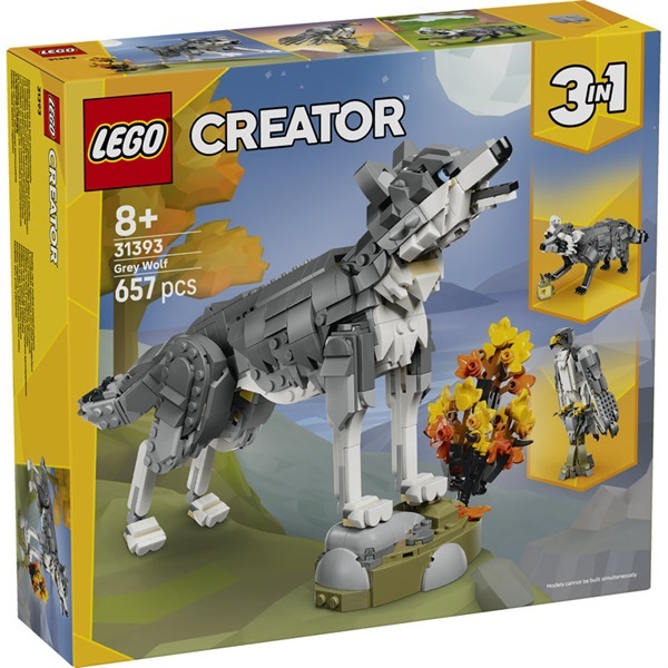 レゴ(LEGO) クリエイター 森のどうぶつ：ハイイロオオカミ 31393