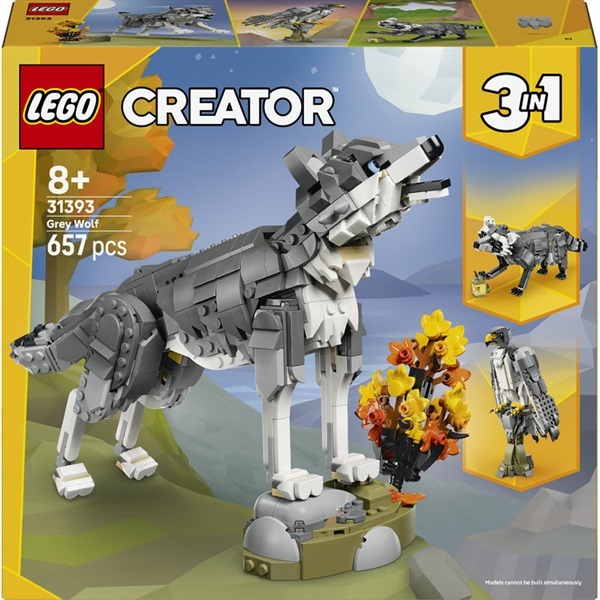 レゴ(LEGO) クリエイター 森のどうぶつ：ハイイロオオカミ 31393