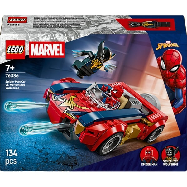 レゴ(LEGO) マーベル スパイダーマンとヴェノム化したウルヴァリンの