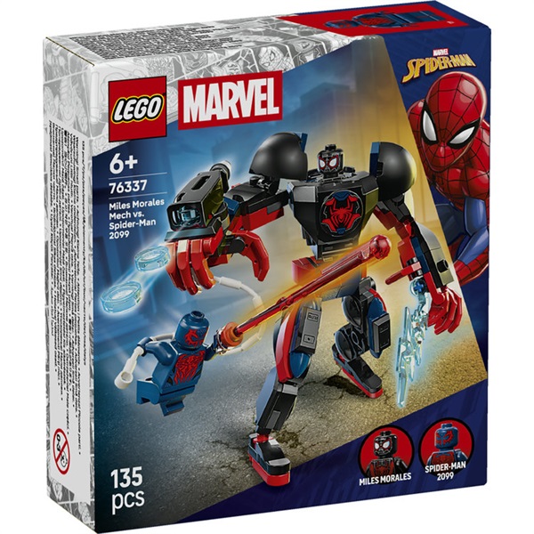 レゴ(LEGO) マーベル マイルズ・モラレスのメカスーツとスパイダーマン