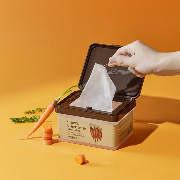キャロットカロテン デイリーマスク 270g/30枚 スキンフード SKINFOOD